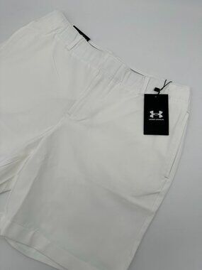 Under Armour Women's UA Drive 7" Inseam Golf Short Size 10 White